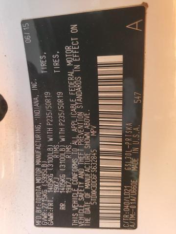 2015 TOYOTA SIENNA SPO - 5TDXK3DC6FS632845