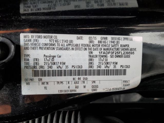 2015 FORD FOCUS SE - 1FADP3F25FL239595