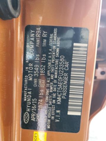 2015 HYUNDAI ACCENT GS - KMHCT5AE0FU233580