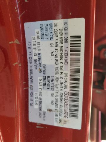 2016 MAZDA 3 SPORT 3MZBM1U78GM304062