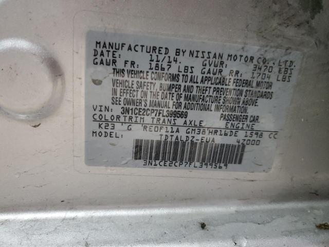 2015 NISSAN VERSA NOTE - 3N1CE2CP7FL399569