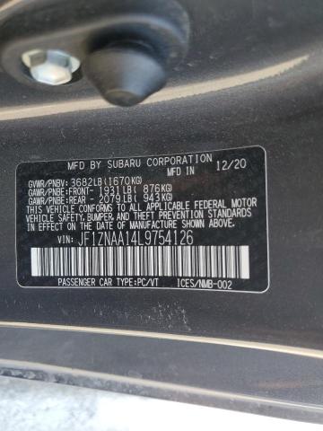 2020 TOYOTA 86 JF1ZNAA14L9754126