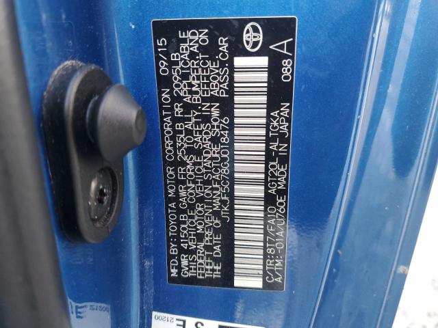 2016 TOYOTA SCION TC - JTKJF5C78GJ018476