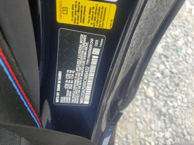 2024 BMW M4 COMPETI WBS33AZ0XRCN89432