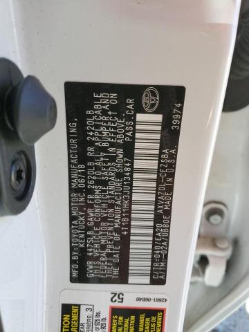2018 TOYOTA CAMRY L 4T1B11HK3JU134847