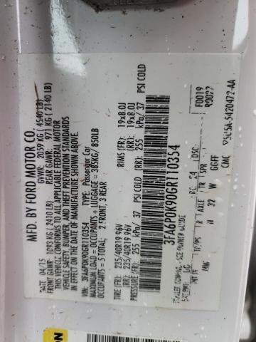 2016 FORD FUSION TIT - 3FA6P0K90GR110354