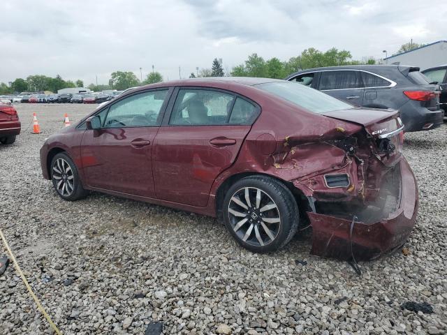Vin: 2hgfb2f9xfh543609, lot: 55640425, honda civic exl 20152