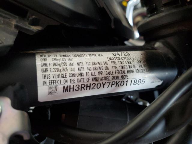 2023 YAMAHA MT-03 MH3RH20Y7PK011885
