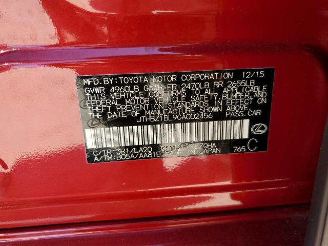 2016 LEXUS GS 350 BAS JTHBZ1BL9GA002456