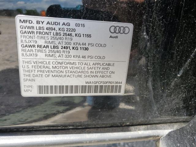2015 AUDI Q3 PRESTIG WA1GFCFS0FR013644
