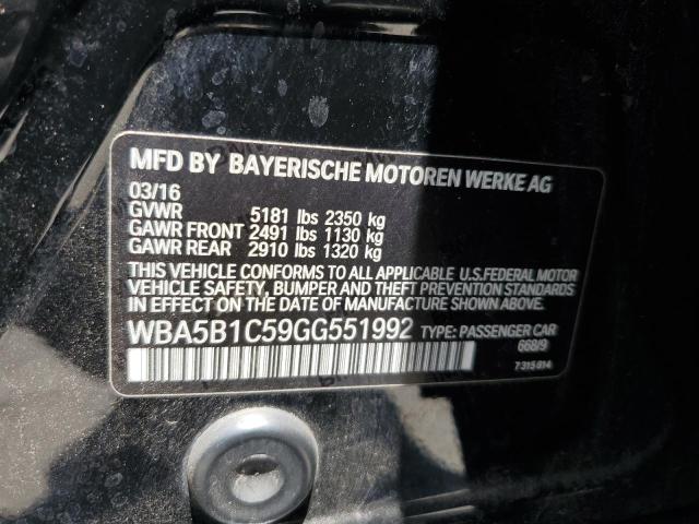 2016 BMW 535 I WBA5B1C59GG551992