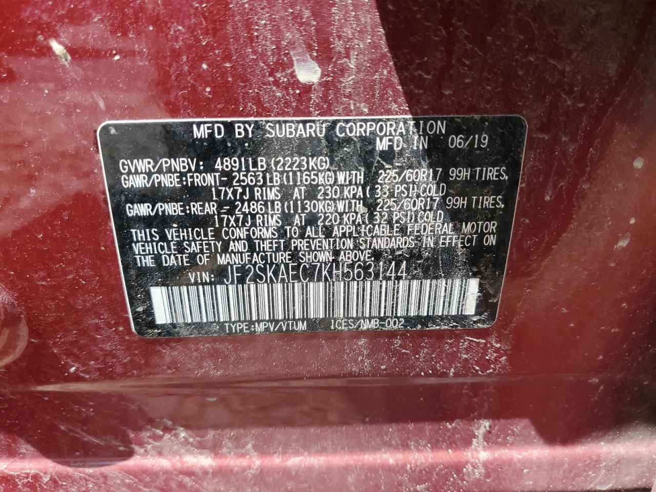 SUBARU FORESTER PREMIUM