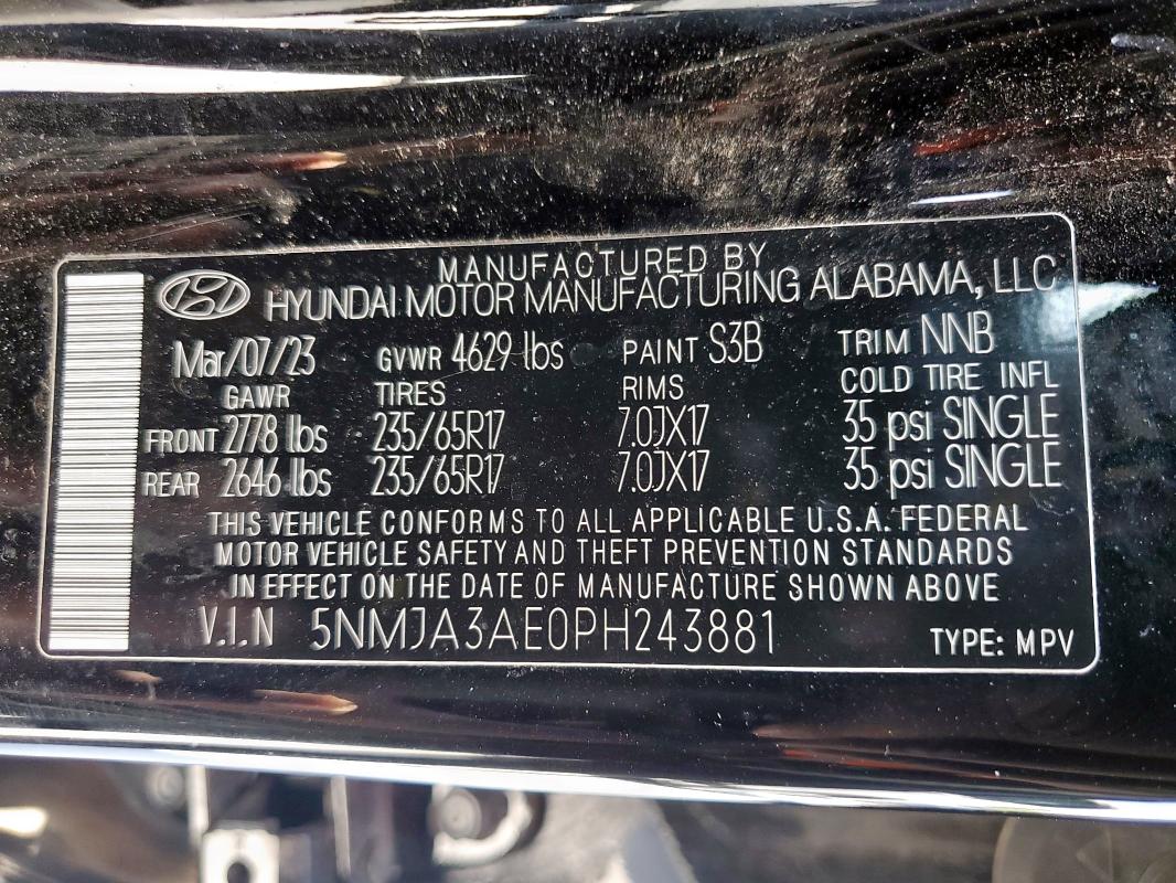 2023 HYUNDAI TUCSON SE - 5NMJA3AE0PH243881