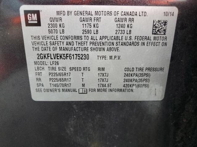 2015 GMC TERRAIN SL - 2GKFLVEK5F6175230