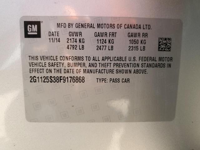 2015 CHEVROLET IMPALA LT - 2G1125S38F9176868