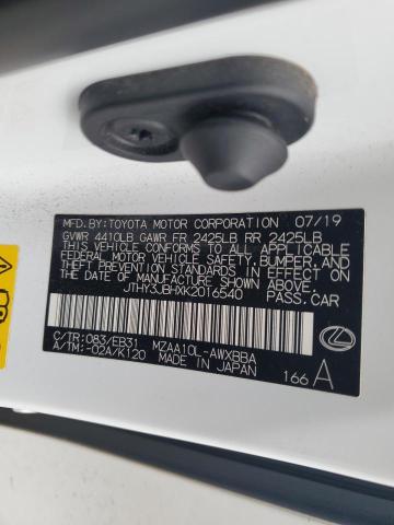 2019 LEXUS UX 200 - JTHY3JBHXK2016540