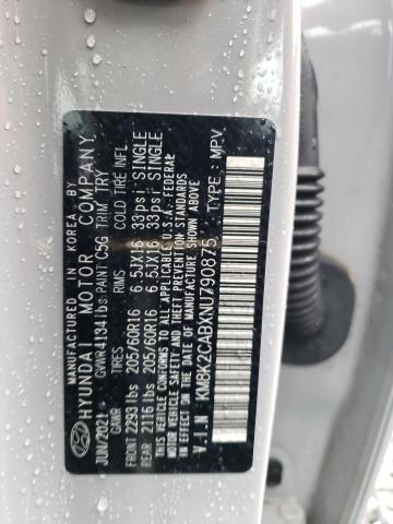 2022 HYUNDAI KONA SEL KM8K2CABXNU790875