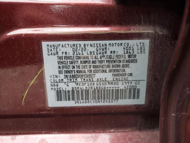 2022 NISSAN SENTRA SV - 3N1AB8CV0NY245577