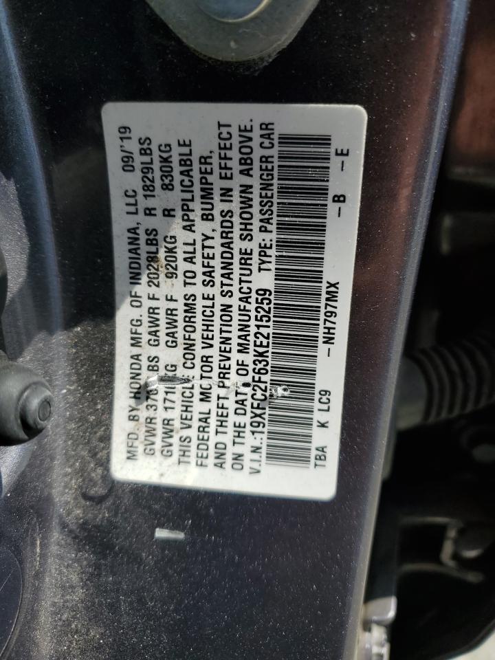 Honda Civic lx 2019