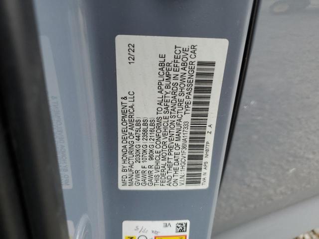 2022 HONDA ACCORD SPO - 1HGCV1F36NA117333