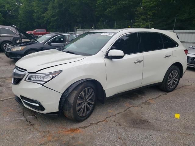 Vin: 5fryd3h65fb008220, lot: 58127105, acura mdx technology 2015 img_1