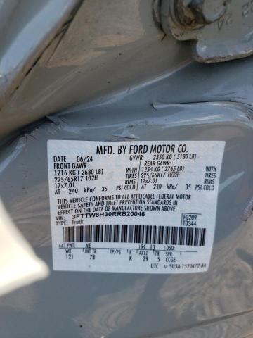 2024 FORD MAVERICK X 3FTTW8H30RRB20046