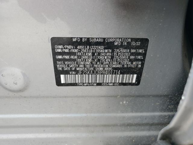 2023 SUBARU FORESTER S JF2SKAJC6PH401714