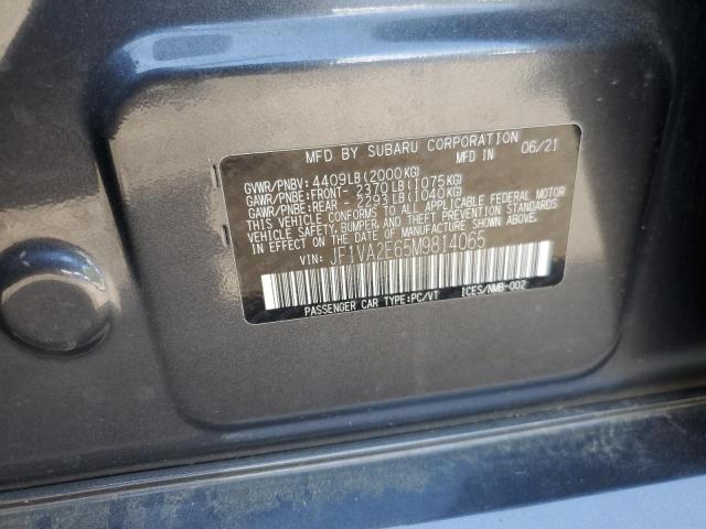 2021 SUBARU WRX STI JF1VA2E65M9814065