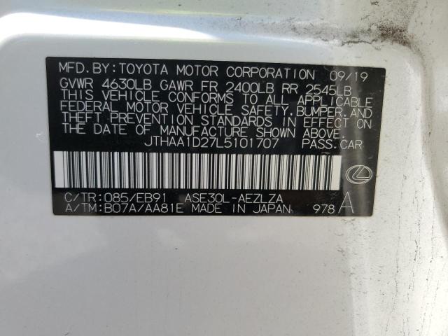 2020 LEXUS IS 300 - JTHAA1D27L5101707