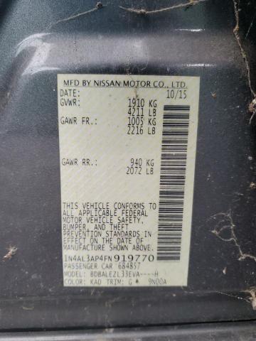2015 NISSAN ALTIMA 2.5 - 1N4AL3AP4FN919770