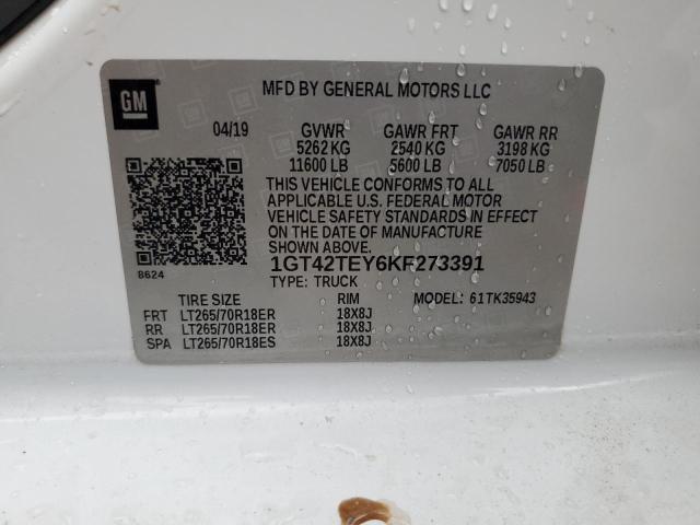 2019 GMC SIERRA K35 1GT42TEY6KF273391