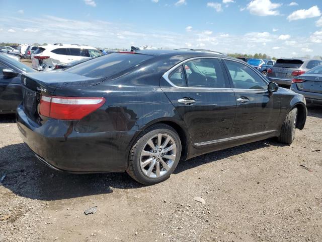 LEXUS LS 460 2008 black sedan 4d gas JTHBL46F985078129 photo #4