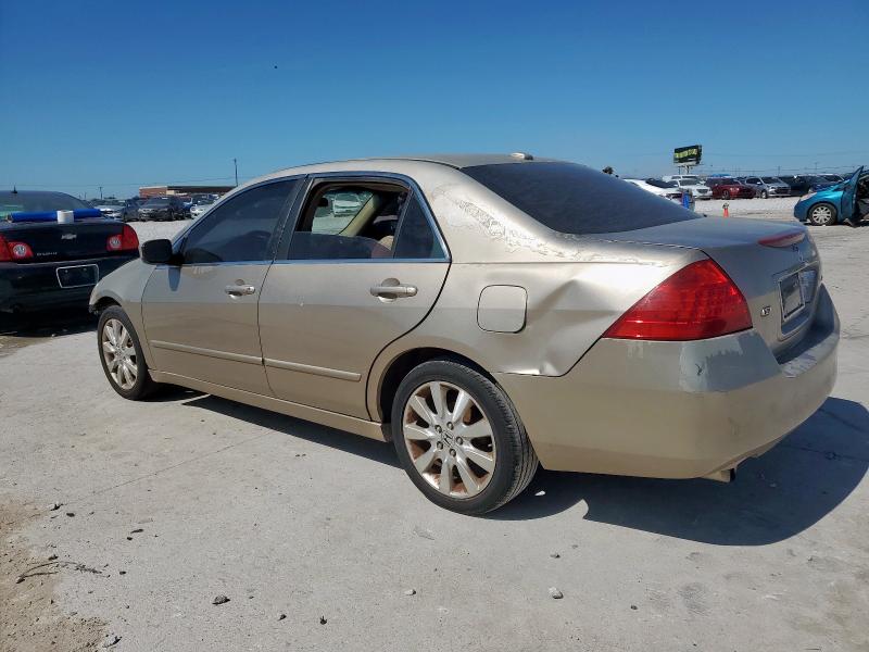 HONDA ACCORD EX 2007 gold sedan 4d gas 1HGCM665X7A072885 photo #3