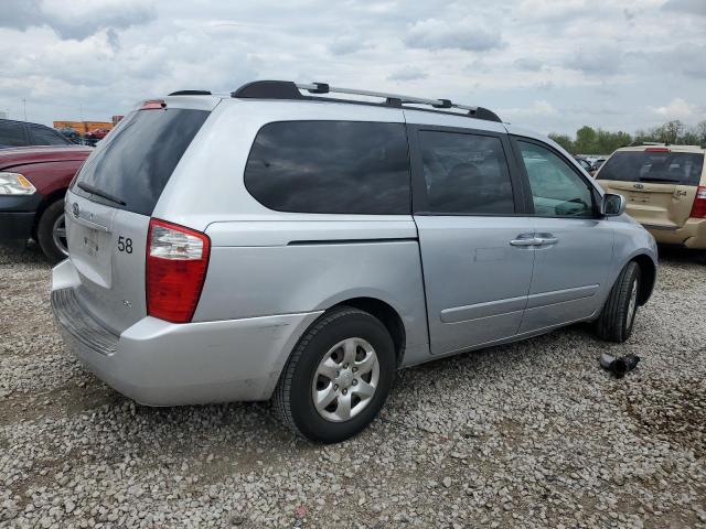 KIA SEDONA EX 2008 silver extended gas KNDMB233X86267636 photo #4