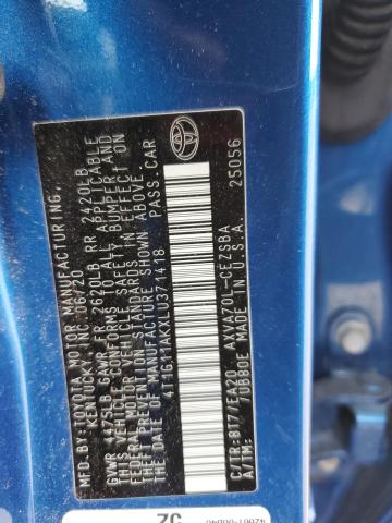 2020 TOYOTA CAMRY SE - 4T1G11AKXLU371418