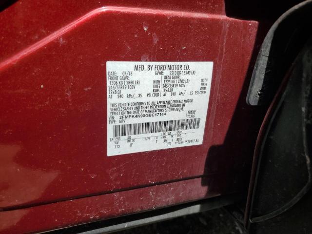 2016 FORD EDGE TITAN - 2FMPK4K90GBC17144