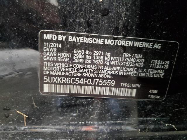 2015 BMW X5 XDRIVE5 5UXKR6C54F0J75559