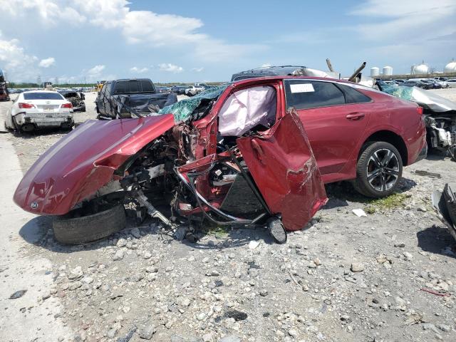 KIA K5 GT LINE 2021 maroon  gas 5XXG64J27MG081622 photo #1