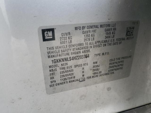 2017 GMC ACADIA SLT - 1GKKNNLS4HZ203764