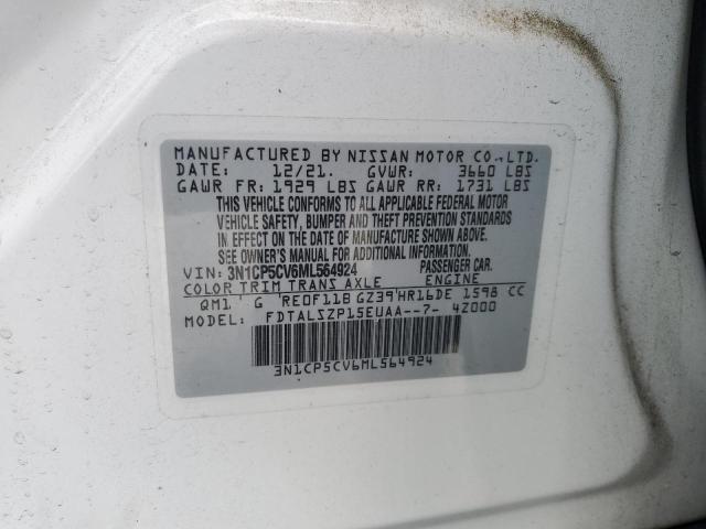 2021 NISSAN KICKS SV - 3N1CP5CV6ML564924