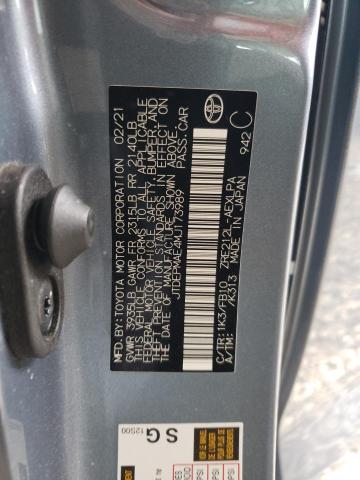 2021 TOYOTA COROLLA LE - JTDEPMAE4MJ173989