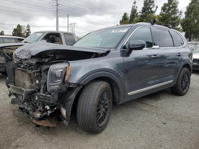 KIA TELLURIDE 2020 charcoal  gas 5XYP3DHC3LG090920 photo #1