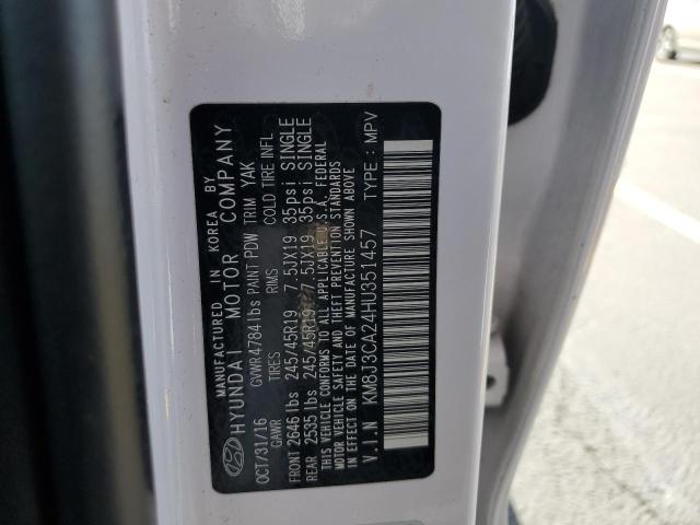 2017 HYUNDAI TUCSON LIM - KM8J3CA24HU351457