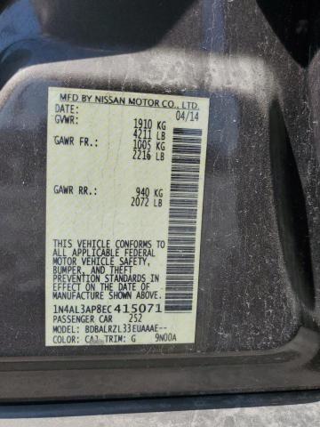 2014 NISSAN ALTIMA 2.5 #3309433977