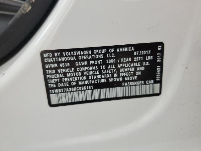 2017 VOLKSWAGEN PASSAT SE 1VWBT7A36HC085161