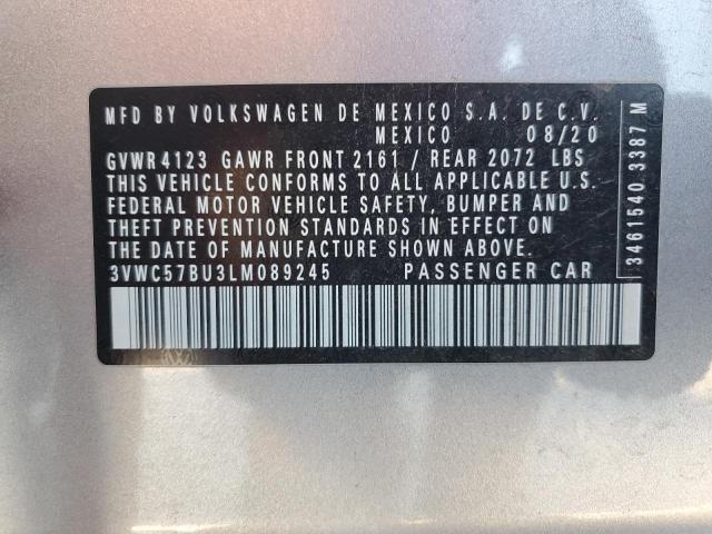 2020 VOLKSWAGEN JETTA S - 3VWC57BU3LM089245