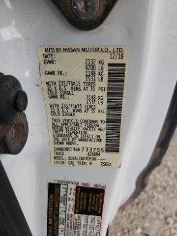 1N6BD0CT4KN733755 2019 NISSAN FRONTIER