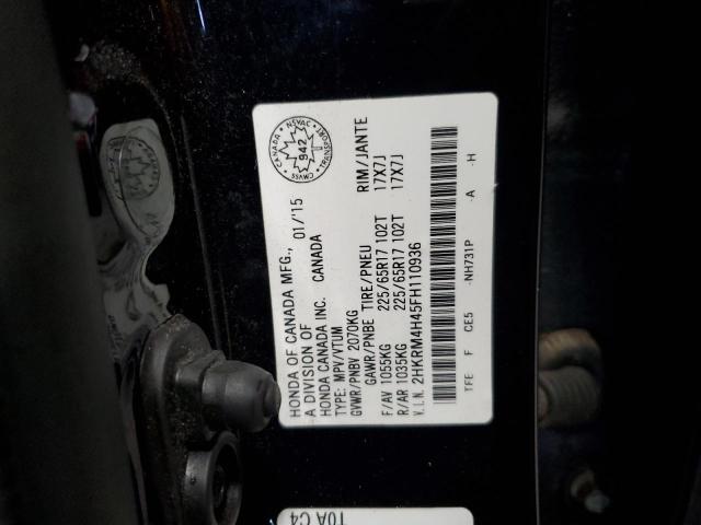 2015 HONDA CR-V SE 2HKRM4H45FH110936