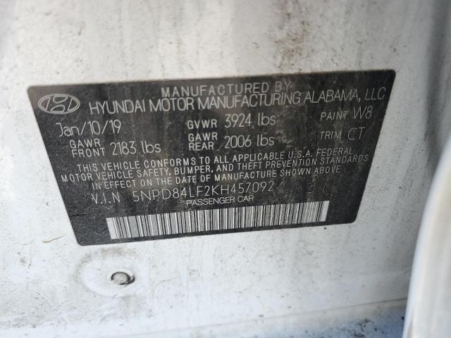 2019 HYUNDAI ELANTRA SE - 5NPD84LF2KH457092