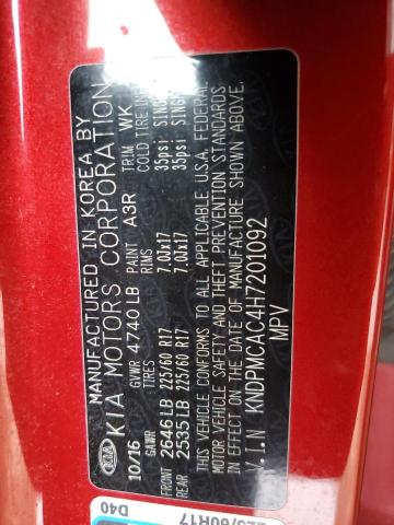 2017 KIA SPORTAGE L - KNDPMCAC4H7201092